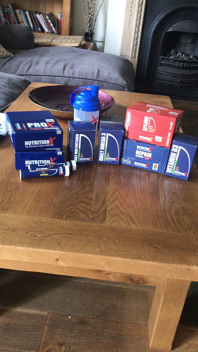Thanks <a href="/James_Morehen/">Dr James Morehen</a> <a href="/cashford_/">Charles Ashford</a>  for the Online Sports Nutrition Conference the other day, amazing as per. Delighted with being chosen as the <a href="/Nutrition_X/">Nutrition X - NX</a> prize winner, thanks so much for the goods!