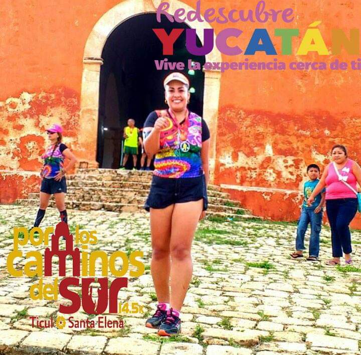 LuMargally's tweet photo. Como extraño las carreras, está es una de mis preferidas! Ticul_Santaelena 14.5 k con sabor a 21k https://t.co/VGX8mcNiJu