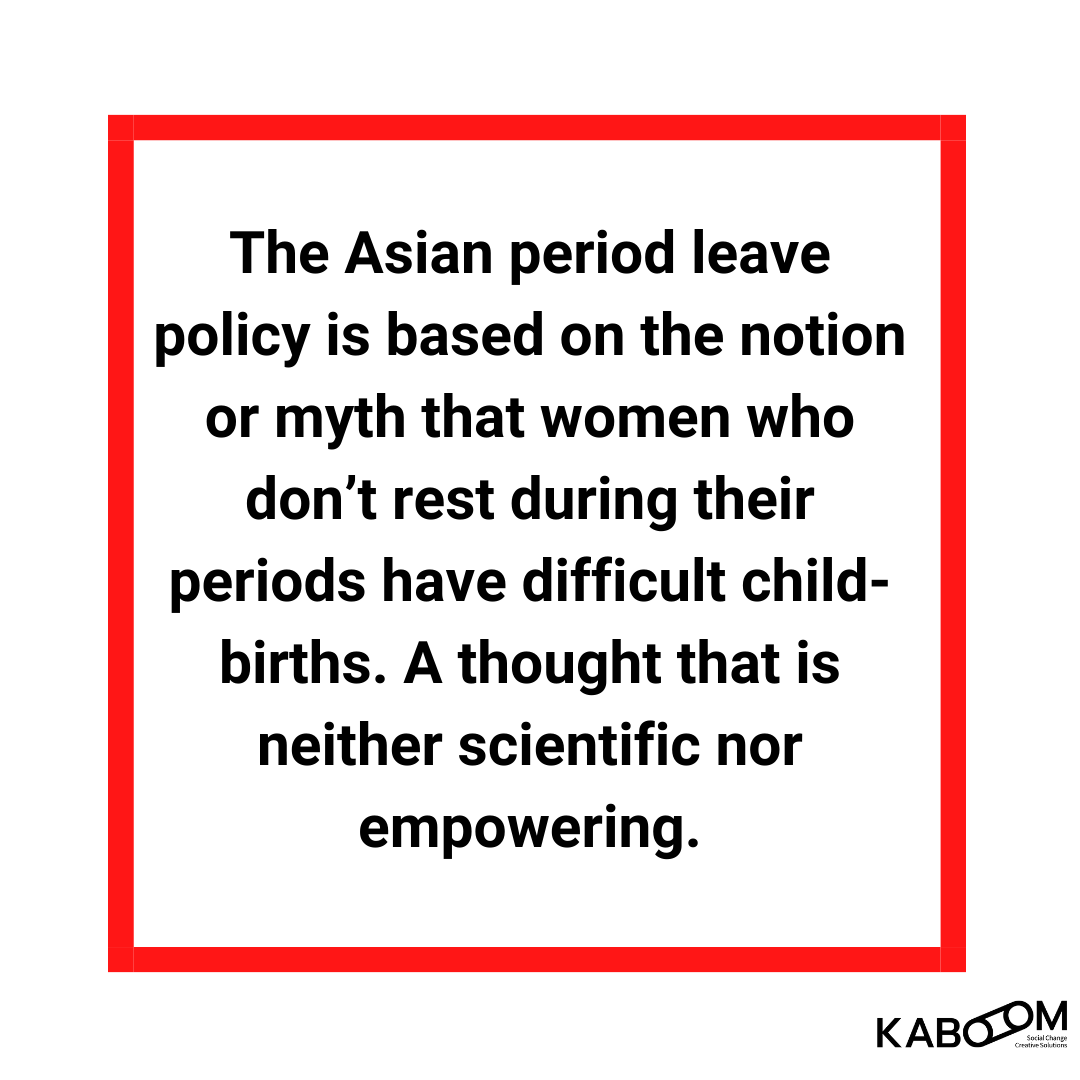Kaboom_sc's tweet photo. Have the period leaves resulted in more gender-equal societies? THE ANSWER IS NO! #periodleaves #periodproblems #menstruationmatters #mhm #educationonperiods #periodpositive #talkaboutperiods #noshame #itsyourchoice https://t.co/hOxFIFnq3D
