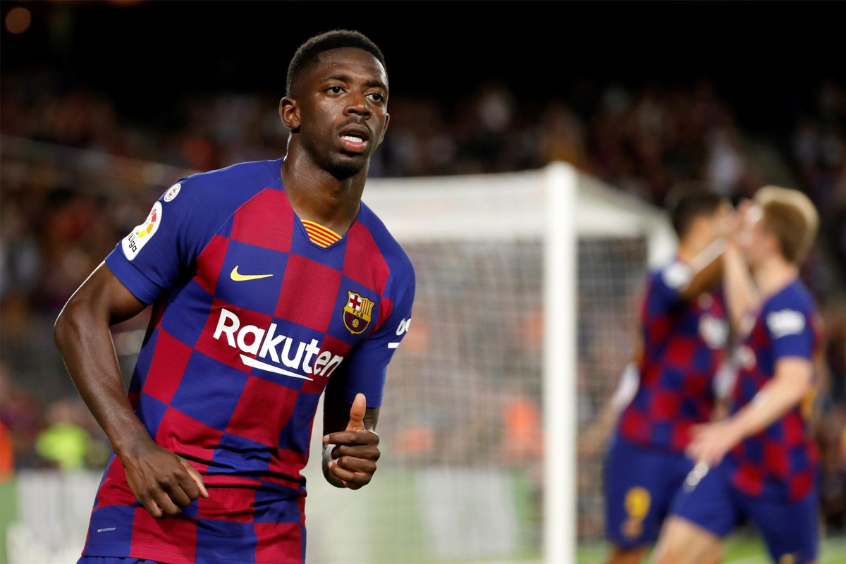 sport's tweet photo. 🏴󠁧󠁢󠁥󠁮󠁧󠁿 Dembélé, el objetivo del United por si falla Sancho 🔴

💰 El club inglés estaría interesado en fichar al extremo francés del FC Barcelona

🤔 ¿Venderías a Dembélé? https://t.co/mEMynvcAFI