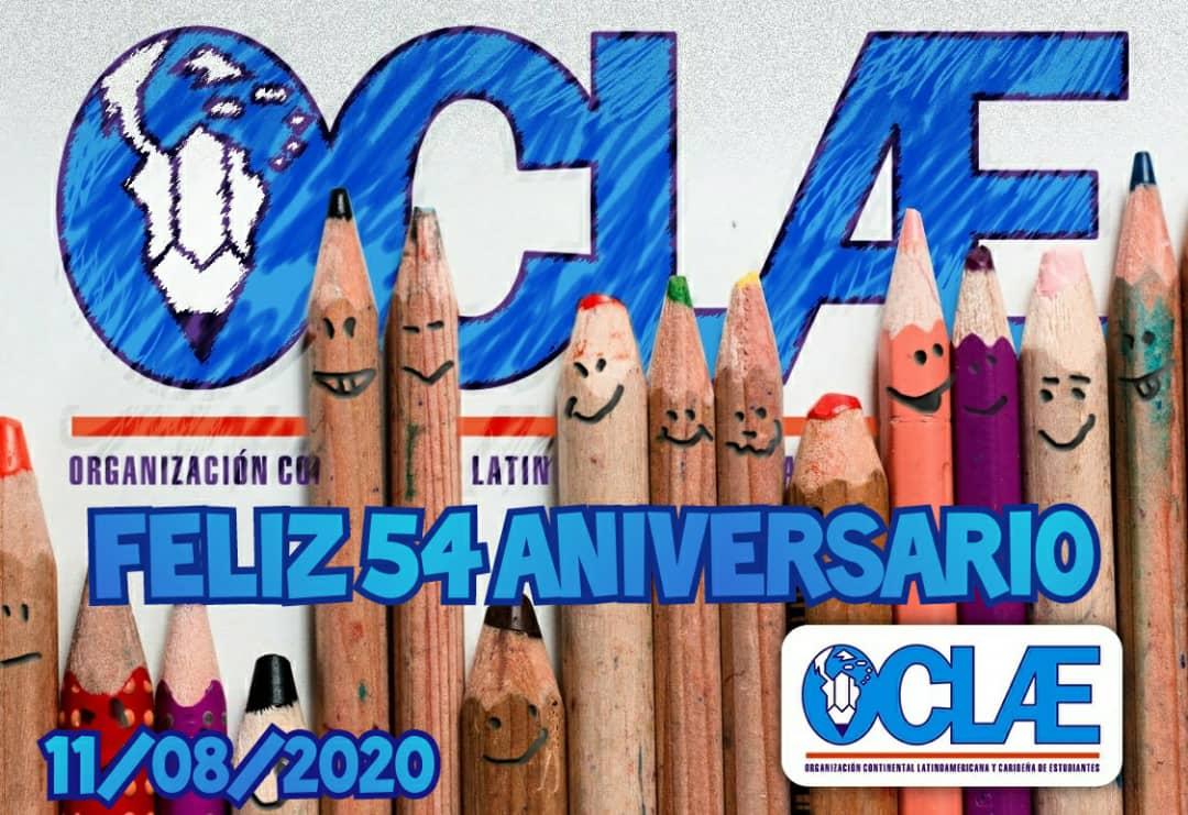 Palabras de nuestra Coordinadora y Presidenta #OBE #FEVEEM Engerly Cueva “Feliz aniversario a la <a href="/Oclae_oficial/">OCLAE</a>, mi abrazo de cariño y solidaridad a todos los estudiantes que día a día siguen defendiendo sus derechos, se les quiere” #54OCLAE #54AÑOSDELUCHA #YASON54OCLAE