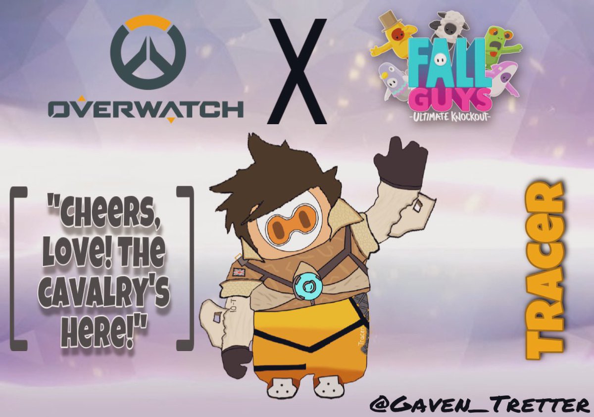 Gaven_Tretter's tweet photo. ✨ @PlayOverwatch X @FallGuysGame CONCEPT! ✨

I’ve been a fan of Overwatch for 3+ years and addicted to fall guys, so why not combine the two worlds? 🧡🤍

-PLEASE like + RT! 
-lmk your thoughts!

#overwatch #OverwatchFanart #fallguysgame #fallguys #digitalart #procreate https://t.co/2ahB39GjvV