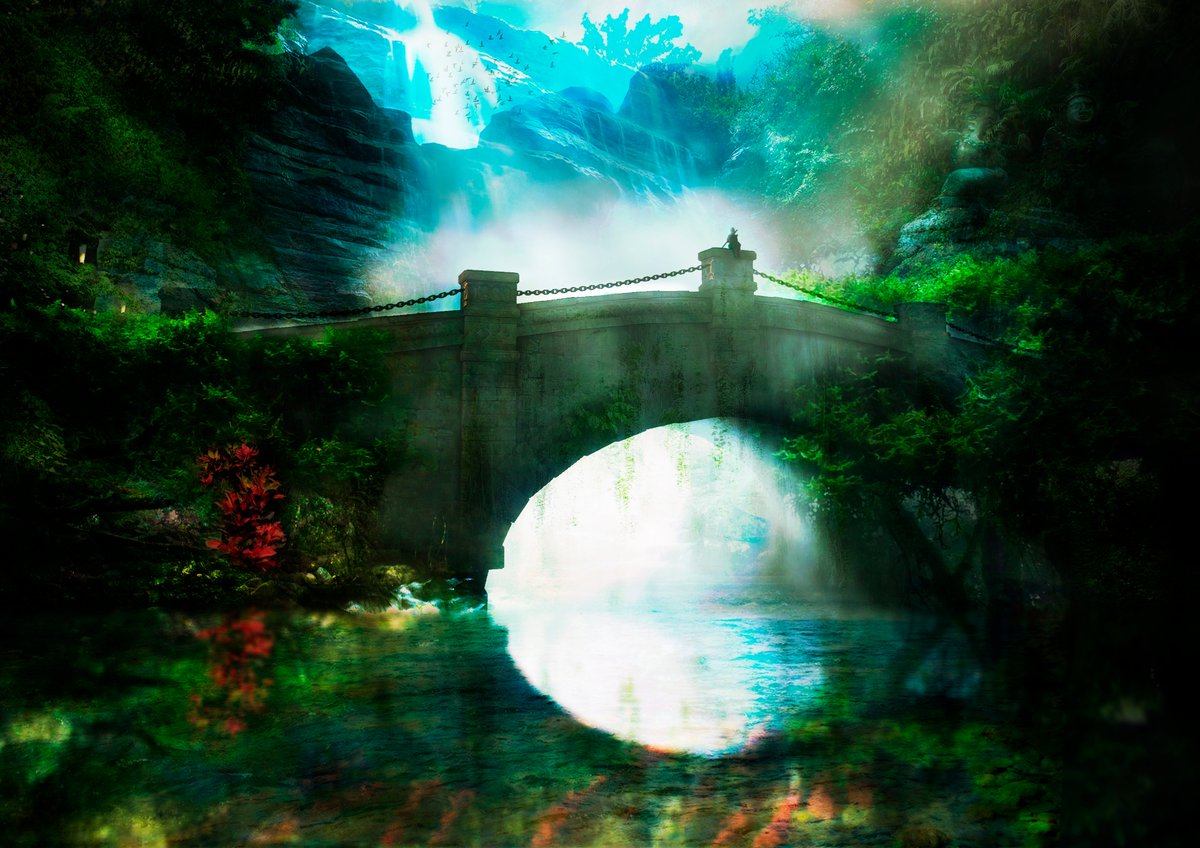 Rest at the Waterfall (Spring), I wanted to do something more peaceful and quiet this time / Descanso en la cascada, quise hacer algo más pacífico y tranquilo en esta ocasión .
#illustration #drawing #artphotoshop #arte #art #spring #digitalart #artwork #river #waterfall #spring