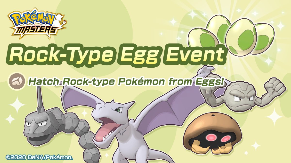 ◓ Pokémon Masters EX: 'Egg Event' começou hoje, confira todos os