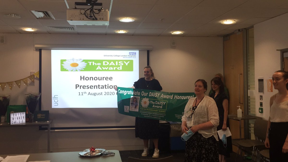 DAISY Award London (@daisyawardldn) on Twitter photo Congratulations to our recent <a href="/uclh/">UCLH</a> <a href="/DAISY4Nurses/">DAISY Foundation</a> #daisyaward winners- CNS Pauline Buck and Staff Nurse Chrissie Scott-James! Thank you @FloPanelCoates <a href="/RabinaTindale/">Rabina Tindale</a> <a href="/lisasadler4/">lisa sadler</a> <a href="/davechal/">David Chal</a> <a href="/NatillaHenry/">Natilla Henry</a> <a href="/CurranCliona/">ClionaCurran</a> <a href="/sidehorn/">Kate Siddorn</a> <a href="/WBurog/">Walter Burog 💙</a> <a href="/ahahealy/">Aishling Healy</a> for supporting the presentation Congratulations to our recent <a href="/uclh/">UCLH</a> <a href="/DAISY4Nurses/">DAISY Foundation</a> #daisyaward winners- CNS Pauline Buck and Staff Nurse Chrissie Scott-James! Thank you @FloPanelCoates <a href="/RabinaTindale/">Rabina Tindale</a> <a href="/lisasadler4/">lisa sadler</a> <a href="/davechal/">David Chal</a> <a href="/NatillaHenry/">Natilla Henry</a> <a href="/CurranCliona/">ClionaCurran</a> <a href="/sidehorn/">Kate Siddorn</a> <a href="/WBurog/">Walter Burog 💙</a> <a href="/ahahealy/">Aishling Healy</a> for supporting the presentation