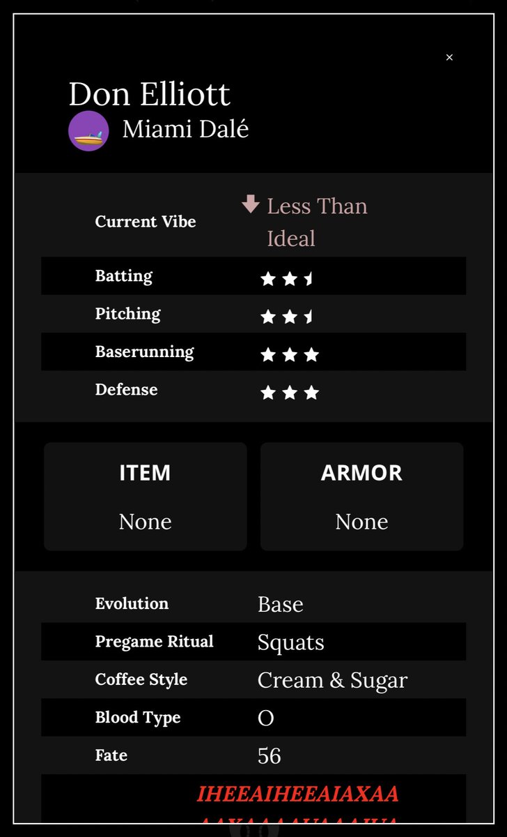 Why am I a Pitcher when I Excel Further at Defense and Baserunning, asketh thou? T'is a question for the Blaseball Gods for I simply found myself with a Pitcher's Glove upon mine Hand and a Love for Blaseball and My Bros in my Heart.