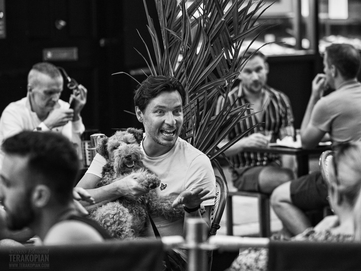 terakopian's tweet photo. Alfresco Dog 01 #soho #dining #drinks #nightlife #alfresco #dailylife #streetphotography #canpubphoto #lockdown #pet #dog #pandemic #covid19 #lowlightphotography #availablelightphotography #portrait #face #fashion @lumix @LumixUK #lumix #lumixg9 #m43 #mzuiko75mm #bw #monochrome https://t.co/qVWVWhFbzB