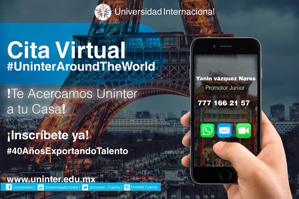 EndecsUninter's tweet image. ¡Chav@s! 
- Recuerden que pueden hacer su cita virtual para cualquier duda con la Universidad. Si estas pensando en inscribirte o comenzar con algo nuevo, puedes hacerlo desde tu casa. ¡Vamos! 
#UninterSeQuedaEnCasa #OrgulloUninter