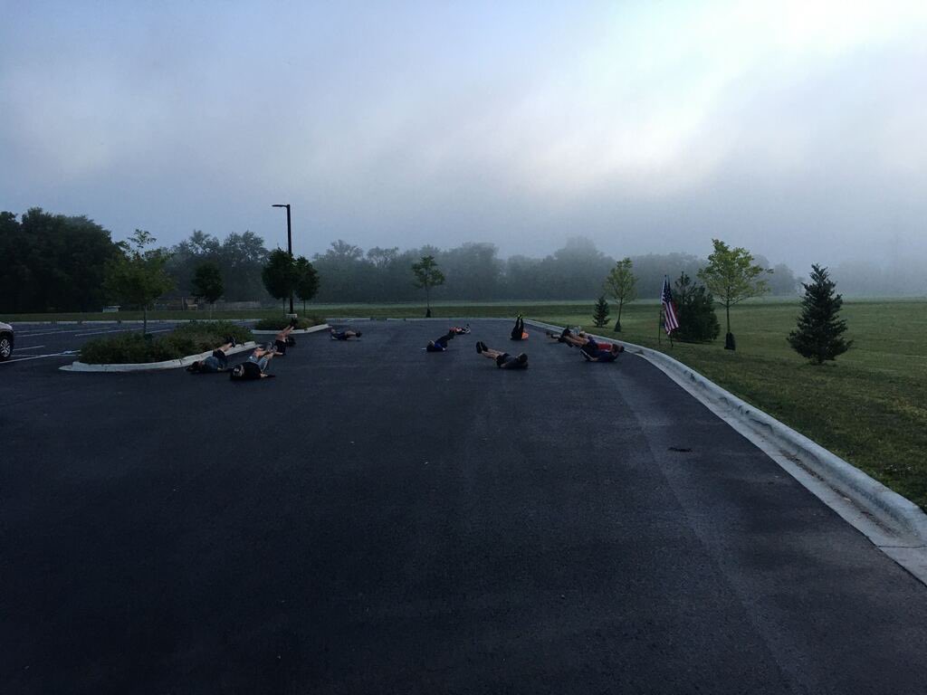F3TheColosseum's tweet photo. Dilly Dilly lead 14 other PAX through a 4 thang beat down that gave the men a tour of the AO grounds!!!
@F3CrossroadsIL @F3Naperville https://t.co/ujqJQVpQrg