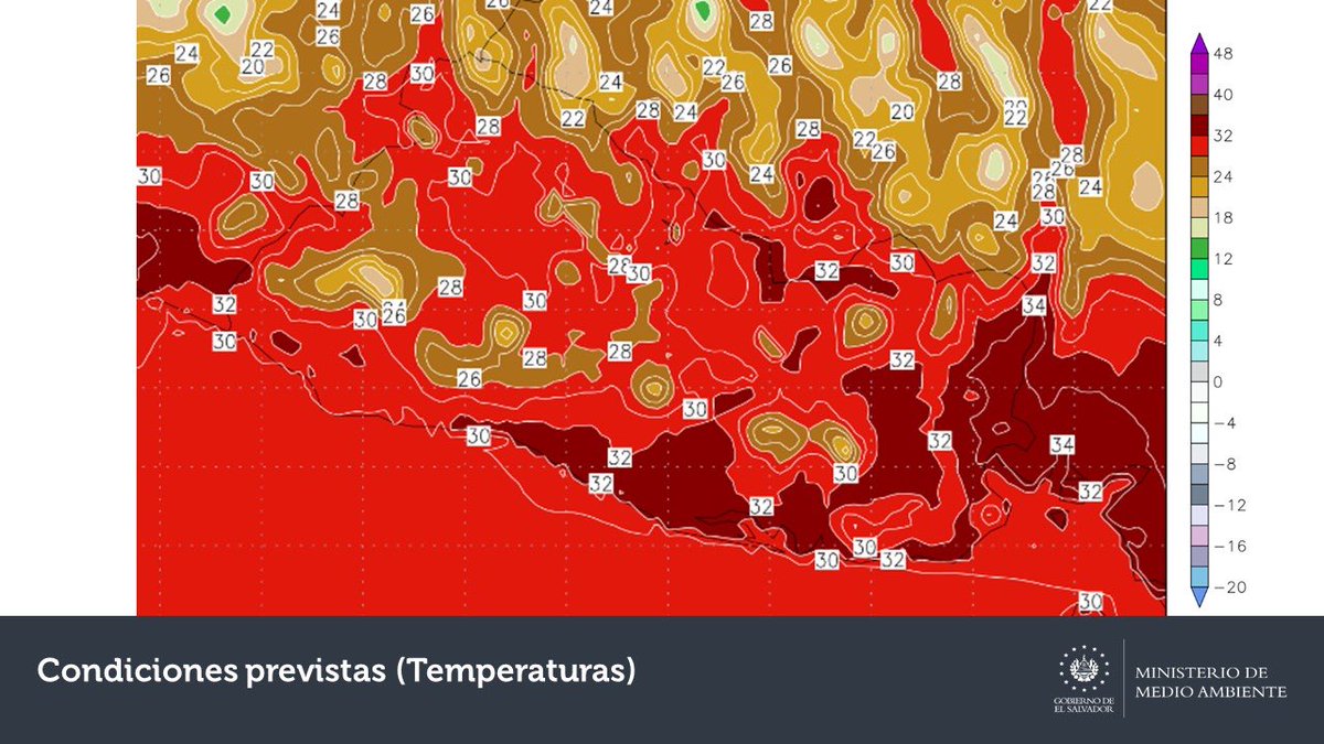 radioyskl's tweet photo. #ClimaSV || Pronóstico de muy corto plazo, válido de 6:00 a.m. a 12:00 p.m. https://t.co/10L9CciNhg