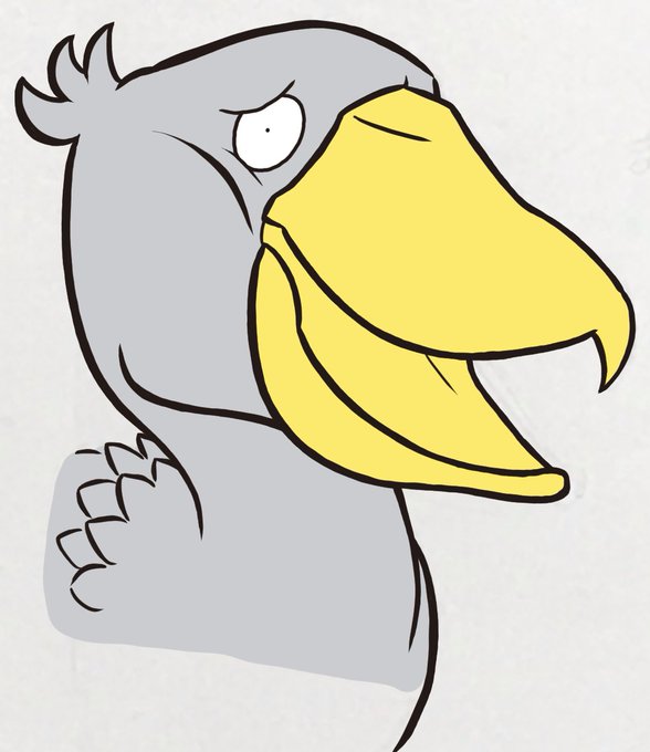 ハシビロコウのtwitterイラスト検索結果 古い順