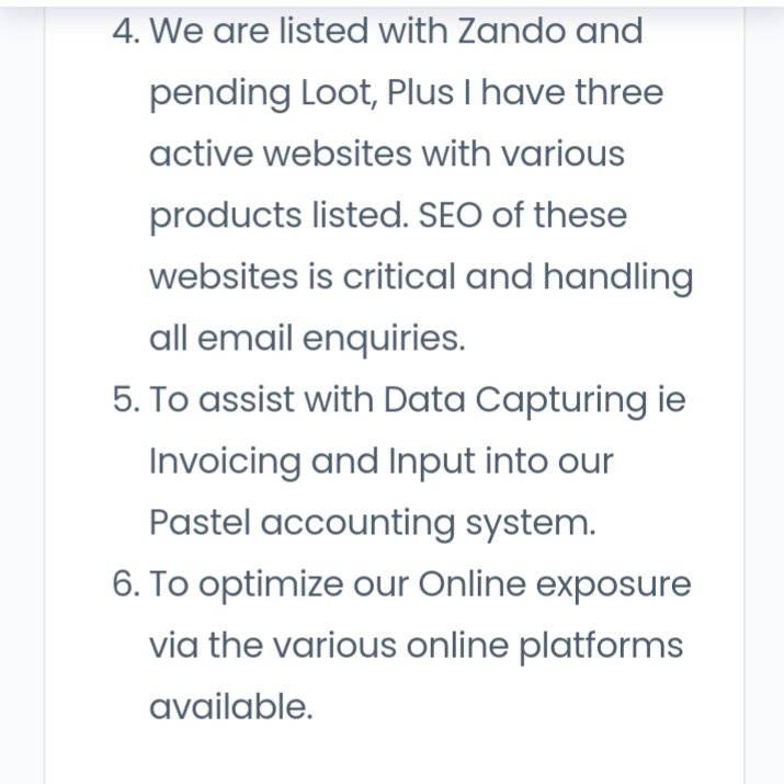 Promaths_UJ's tweet photo. Content Administrator

Company: Echobay Trading

Internship

western-cape

Posted on Aug 6, 2020

Salary: R8000 - R10 000

Closes: Aug 18, 2020

Kindly apply and check more info at : https://t.co/CphPnYVmks

#GlobalYouth #InfluencerChallenge #INeedAJob #KeaDrive https://t.co/6PG1cf4XhQ
