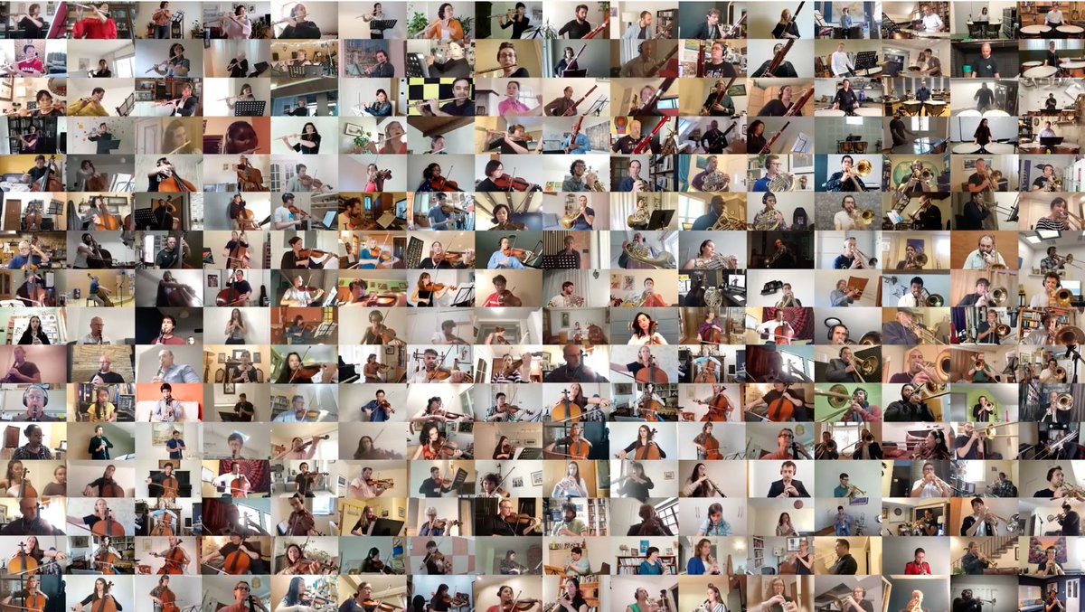CrudeleConducts's tweet photo. We are so proud to have put together so many great musicians. @chicagosymphony can you spot yours? 😉
👉 https://t.co/PG3Loo456V
#LOVEproject2020
#1Kmusicians #onlineorchestra https://t.co/GMb6Q5uymQ
