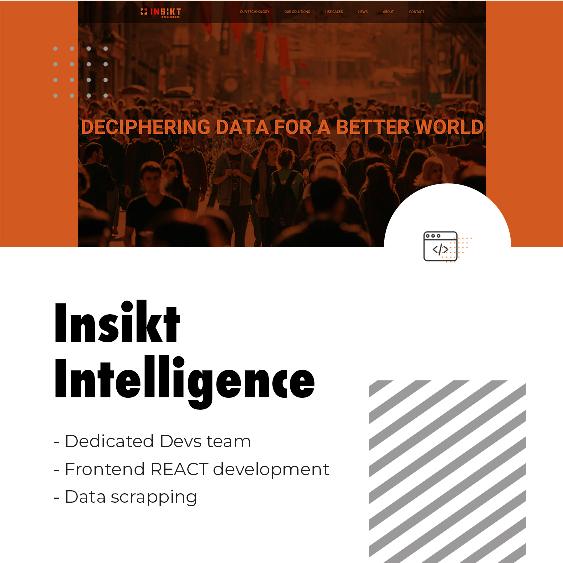 VolcanicTech's tweet image. @insiktintel builds easy to use yet scientifically complex investigative tools to help Law Enforcement Agencies gain vital intelligence on online crime... and we help them! 🤓
👉insiktintelligence.com
#onlinecrime #frontenddevelopmen #react #datascrapping