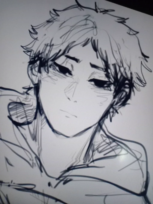 Thinking. 
