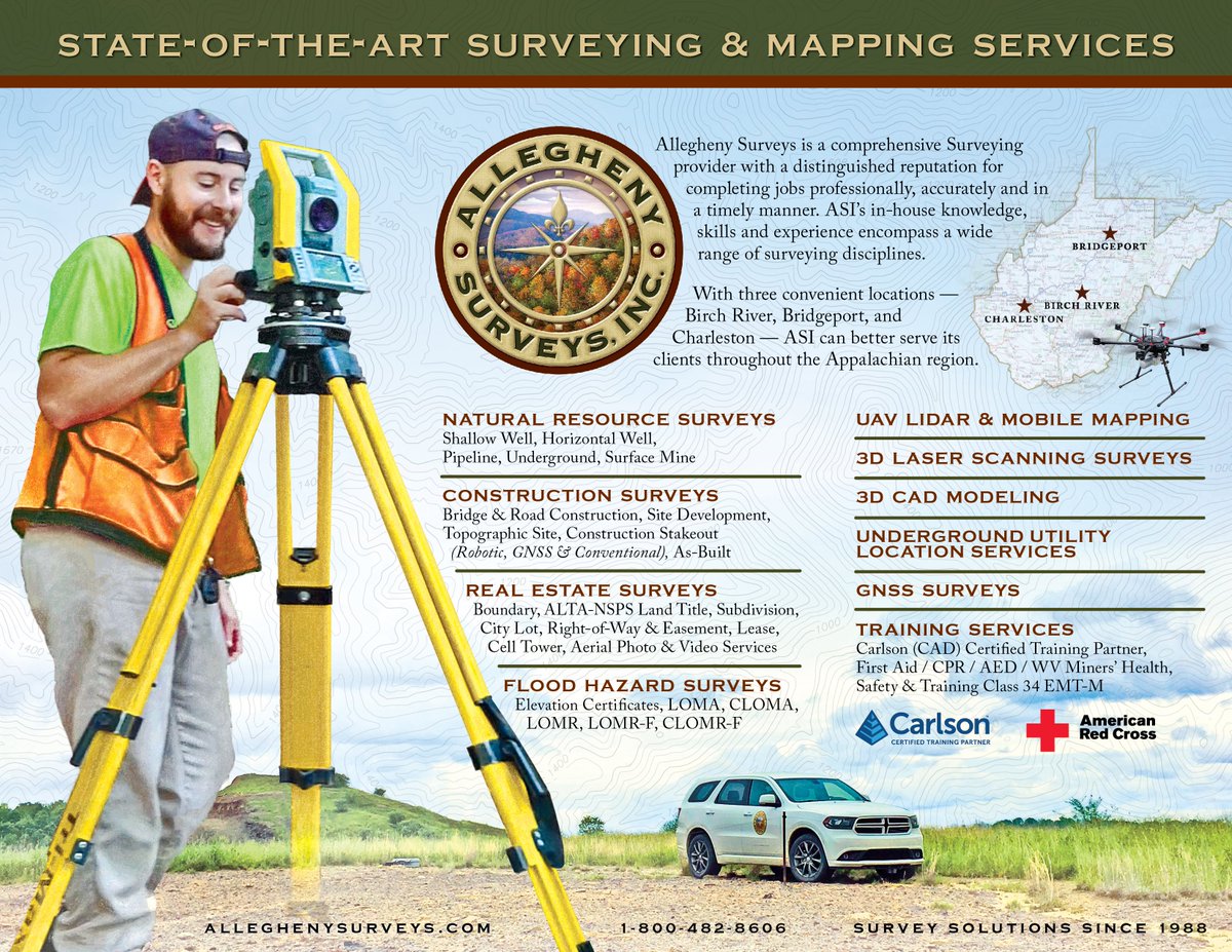 AlleghenySurvey's tweet image. Comprehensive Surveying &amp;amp; Mapping Services. #lidar #laser_scanning #boundary_survey #underground_utilities