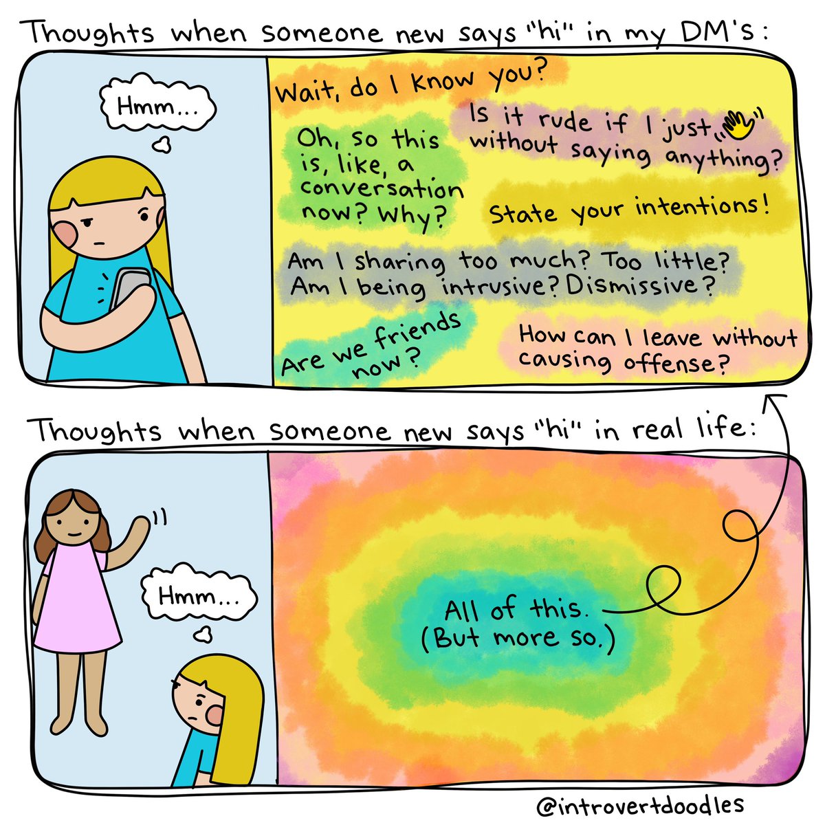 Sorry I’m awkward 👋