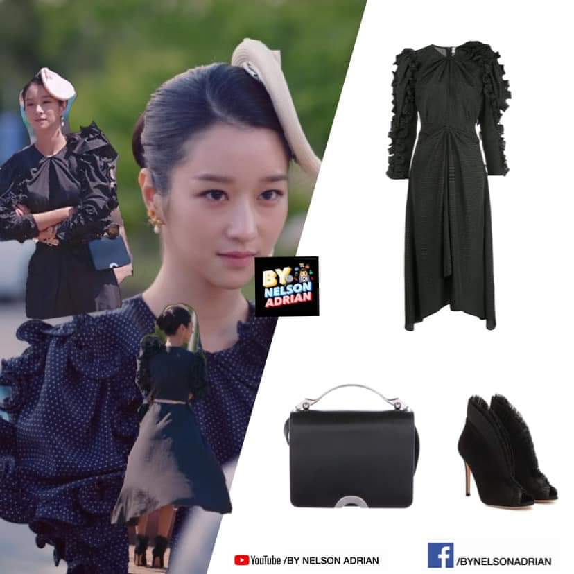 KMY BUTRYM (Sold Out) -P52,561.34Tulle 105 Suede Ankle Boots fr GIANVITO ROSSI -P51,202.56Tango Satchel fr MOYNAT -P172,505.23 NelsonAdrian #KoMunYeongFashion #SeoYeJi  #ItsOkayToNotBeOkay