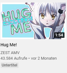 Zest ゼスト ビデオアーティスト So 2 Months Ago Yulukatdis And Me Ran A Test I Uploaded My Hug Me Video Which Took Like Half A Year To Make Because