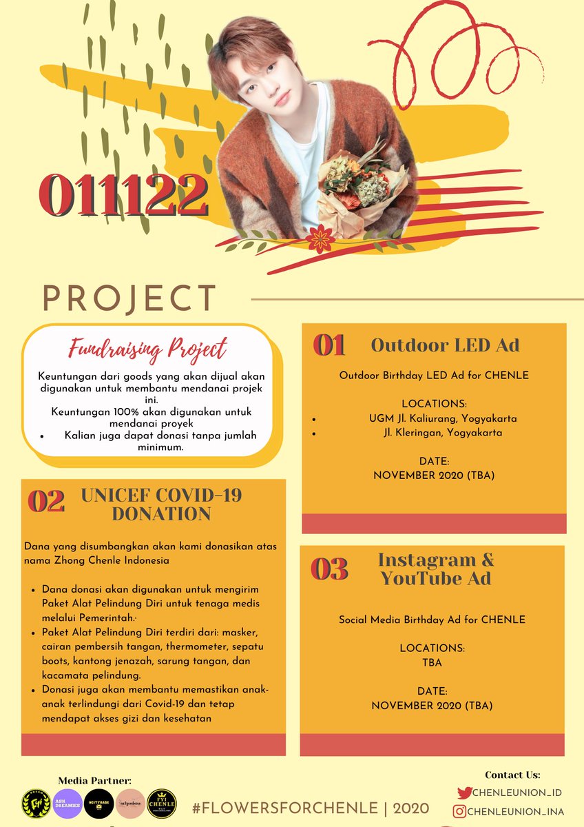 ChenleUnion_ID's tweet photo. ✩ CHENLE BIRTHDAY PROJECT ✩
       by 𝐂𝐇𝐄𝐍𝐋𝐄 𝐈𝐍𝐃𝐎𝐍𝐄𝐒𝐈𝐀

Check the details in the pictures below!
If you have any questions please dm us!

Link to preorder goods:
🔗https://t.co/FzHwCJ0qIb
Link to donate
🔗https://t.co/UAK8vmrx1G

#FlowersForCHENLE💐 https://t.co/Bu9PvKrktA