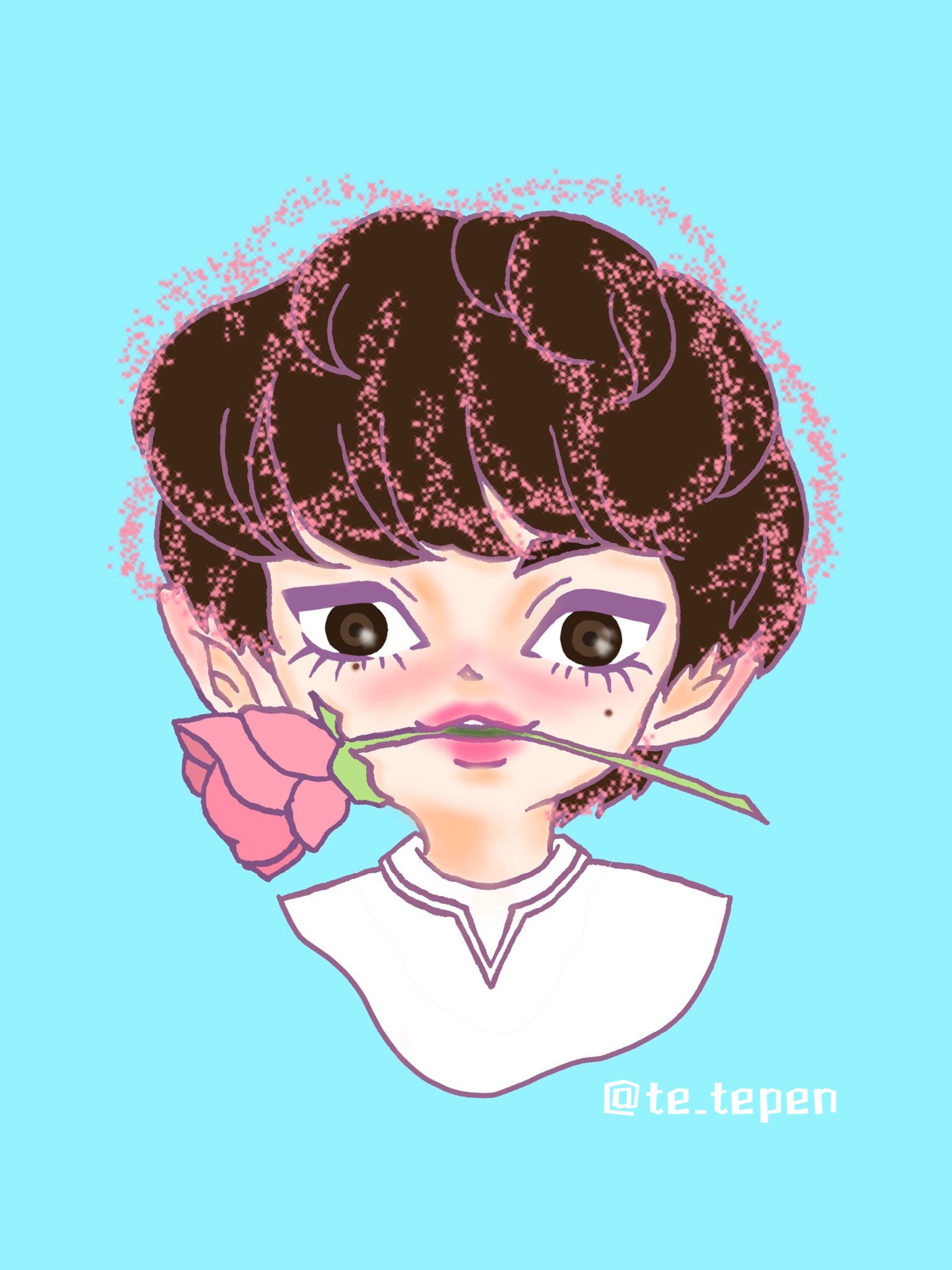 Tetepenpen Love Army Btsイラスト バンタンイラスト Btsillustration V Btsv Taehyung Tae 김태형 태태 テテ テテペン 방탄소년단 防弾少年団 Bts Bantansonyeondan Btsarmy Army アーミー Illustration Art Design T Co