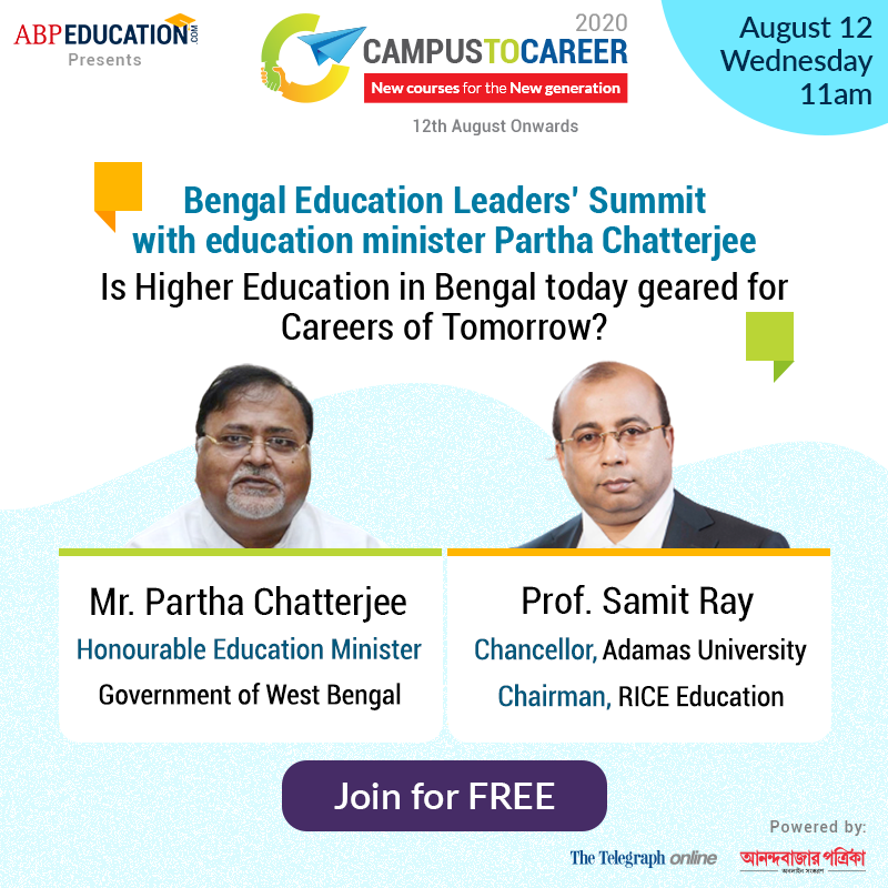 tt_edugraph's tweet photo. Hurry Up! Join #CampusToCareer for (TOMORROW) | Register Now: https://t.co/sp6DEvKAsM
Date: 12th Aug (Tomorrow) | Time: 11 AM onwards
@itspcofficial @AdamasUniversi1 @MyAnandaBazar
#ABPCampus2Career #YourTopicOurWebinar #CareerDevelopment #JobSearch #ABPEducation https://t.co/ohXifoMsiu