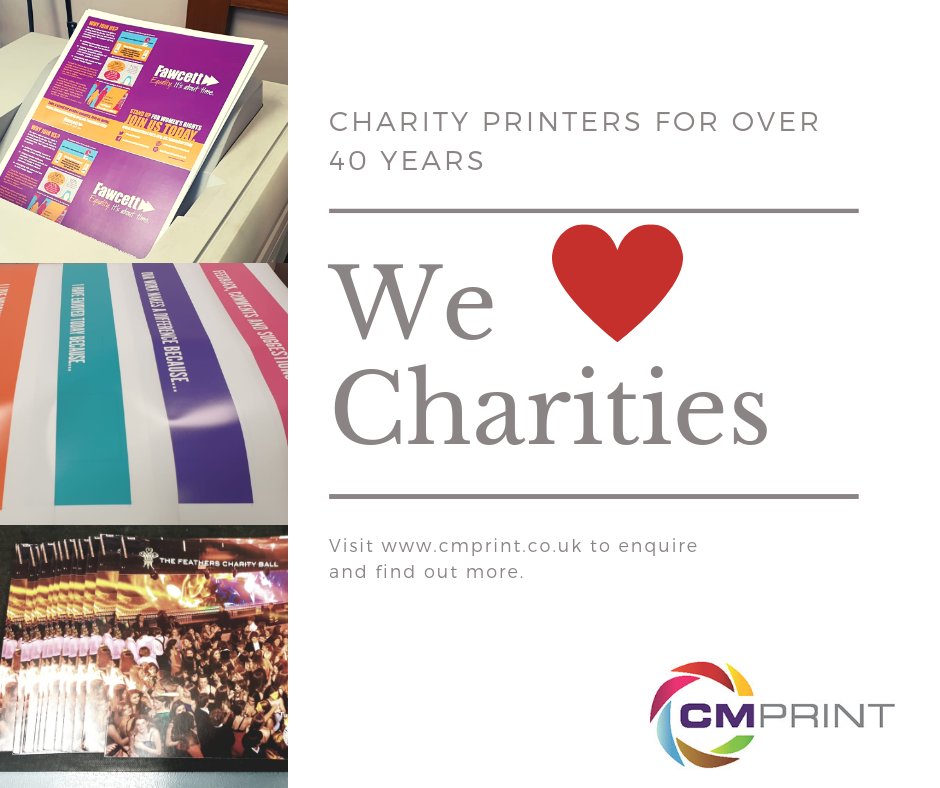 CmPrintLtd's tweet photo. Through all this, some charities have been left behind.
CM Print not only have services available for business's but also local charities too!
Get your charity noticed again by getting your printing done by top professional printers.

01273 420983📞

#bizhour #cmprint https://t.co/jslhxDo5x6