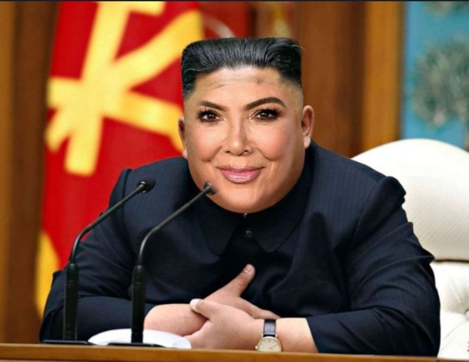 scentofcologne's tweet photo. Kris Jenner who? I only know Kris Jong Un. https://t.co/Lg5bEgdwwT