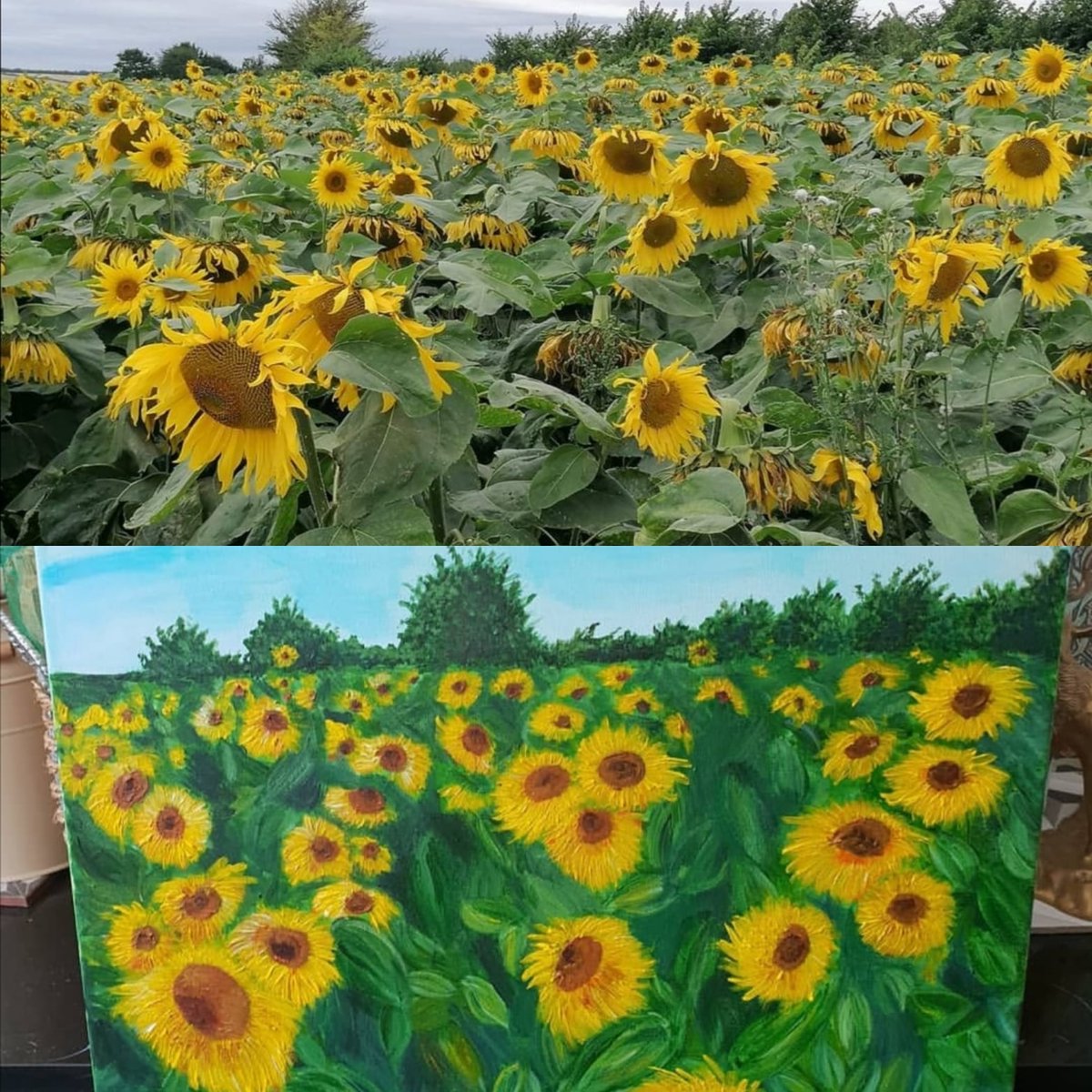 When a local artist asks if she can paint one of your photos. We'll when they produce paintings like this I am only too happy to oblige. Pop over and give her page a like <a href="/life/">LIFE</a>.my_happy_squres thank you Kerry
