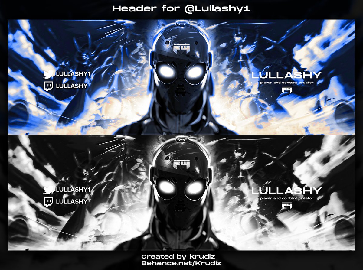 Krudiz's tweet photo. header(s) for @Lullashy1 

created by @Krudiz

All support is appreciated💙🖤 https://t.co/KovsjsegmG