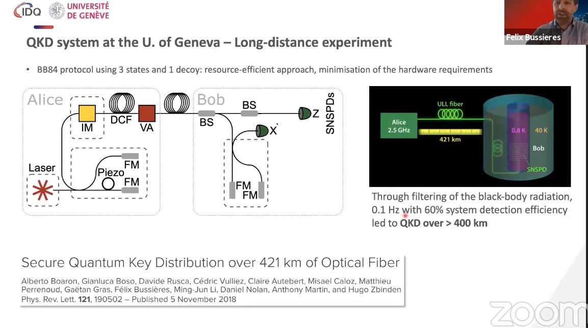 Moor_Quantum's tweet photo. Watching #Qcrypt2020 presentation by @FelixBussieres Speeding-up QKD and downsizing QRNGs. 
More all week see @Qcryptc for more info https://t.co/b7CSTWrkUe