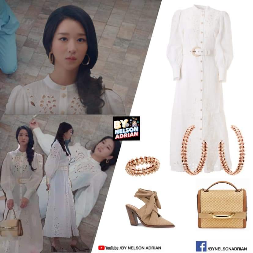 Perforated Long Dress from ZIMMERMANN -P53,405.46Clash de Cartier Earrings fr CARTIER -P368,076.60Clash de Cartier Ring fr CARTIER -P104,042.99The Story Tote Bag fr ALEXANDER MCQUEEN -P107,478.37Scarf Tie 100mm mules fr BURBERRY -P48,438.88 NelsonAdrian #SeoYeJi