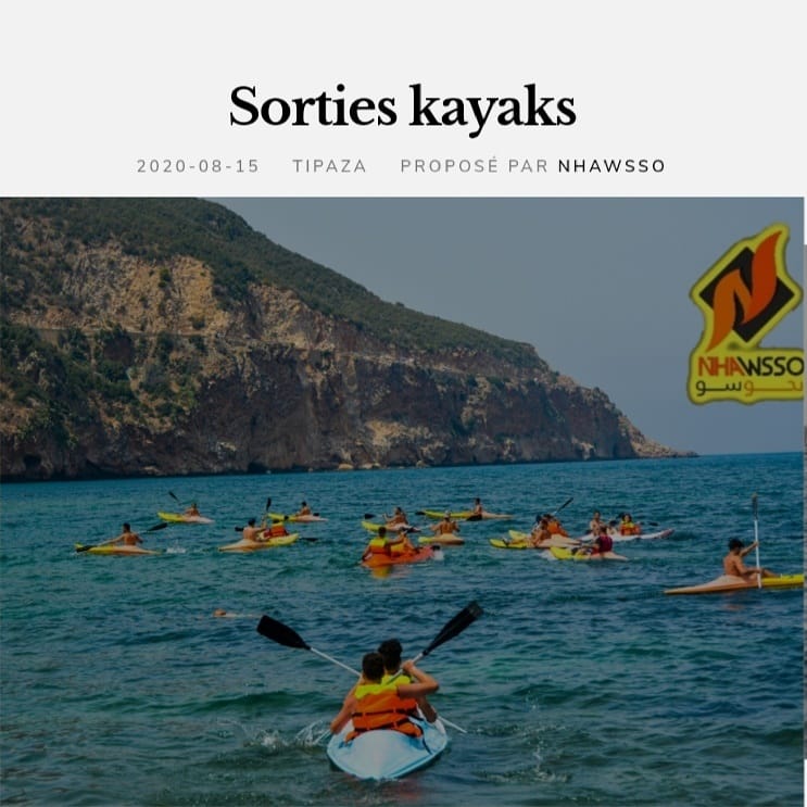 A partir du 15 août 🤩
Réservez vos places dès maintenant sur ifirles.com/post/post.html… 🤩🚣🚣💪💪
💥 💥💥 💥
#Groupe_Nhawsso
#sortie_kayak #disponible_tous_les_jour_de_semaine_et_les_weekend

🤩#Nhawsso_ga3🤩