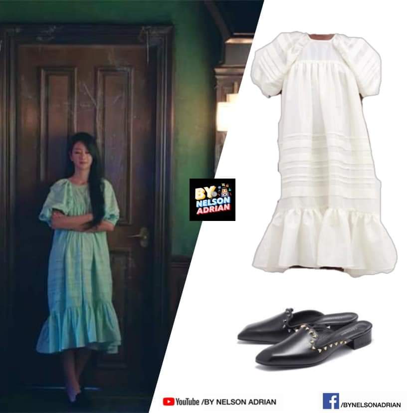 Phobe Dress fr CECILIE BAHNSEN -P51,491.84CG18BP304 BK Noir Shoes fr COAGMENT -P15,243.86 NelsonAdrian #SeoYeJi  #KoMunYeongFashion #ItsOkayToNotBeOkay