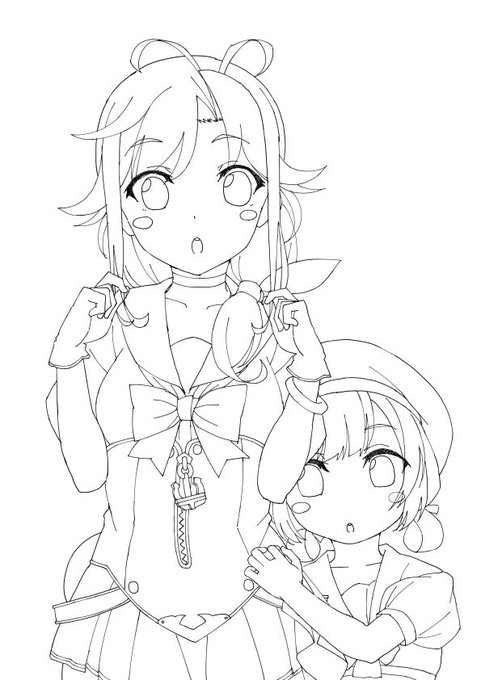 久しぶりに描いた、途中だけど。松とよつ 