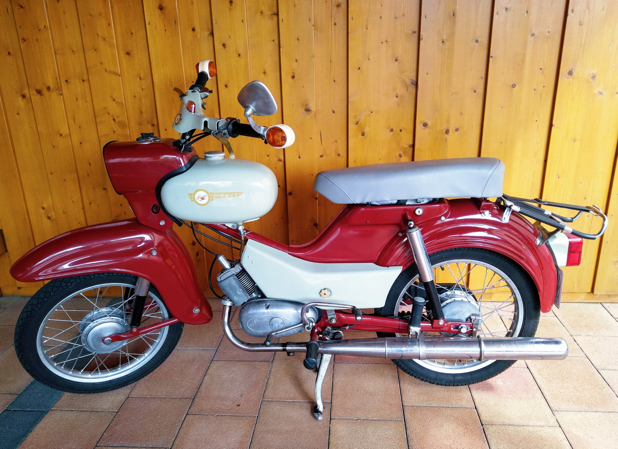 Andre on X: Back in operation, 1974 #Simson #Star SR 4-2/1 50cc  #EastGermany #vintage  / X