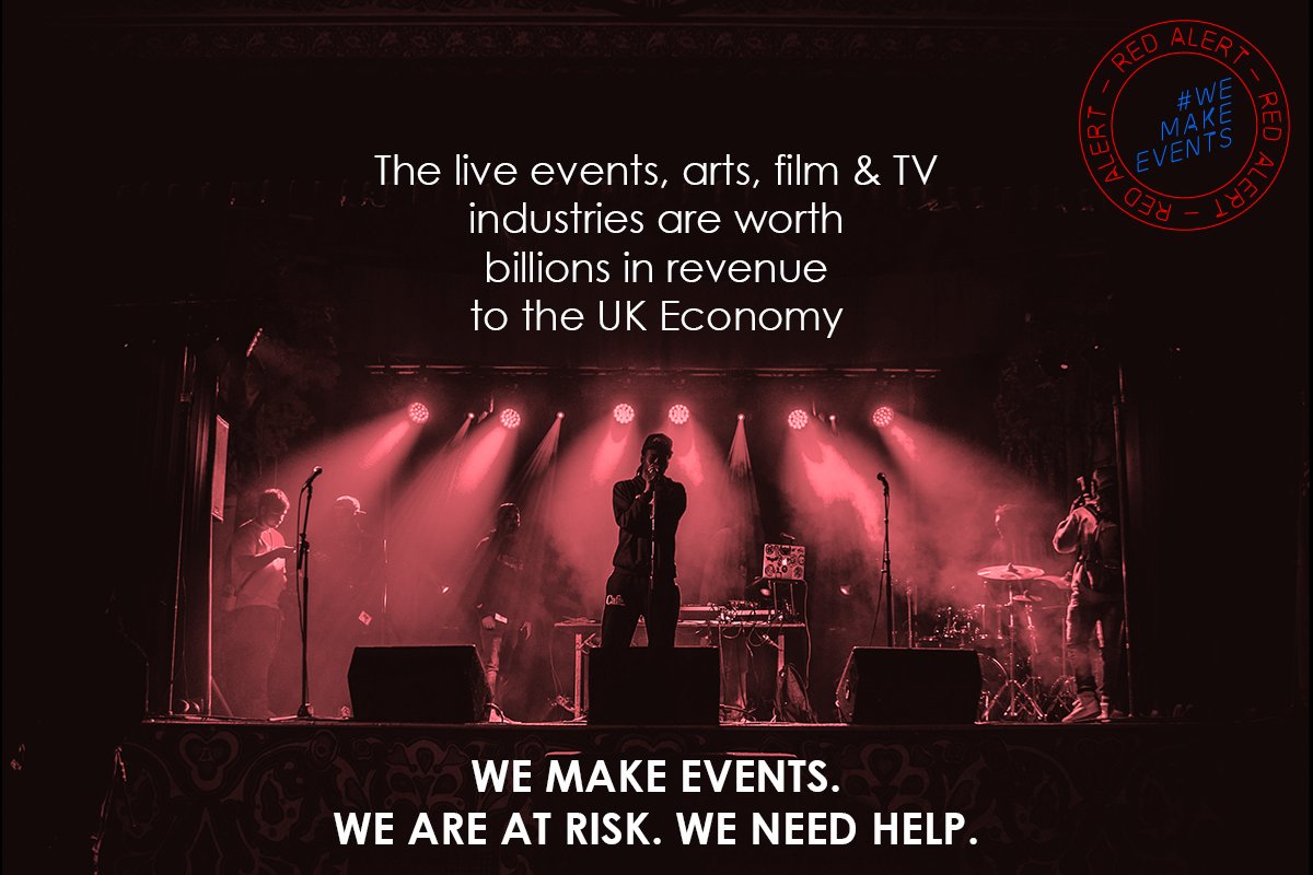 The UK #liveevents industry needs <a href="/GOVUK/">GOV.UK</a> support now <a href="/RishiSunak/">Rishi Sunak</a>  #liveevents #WeMakeEvents #letthemusicplay #gigs #festival