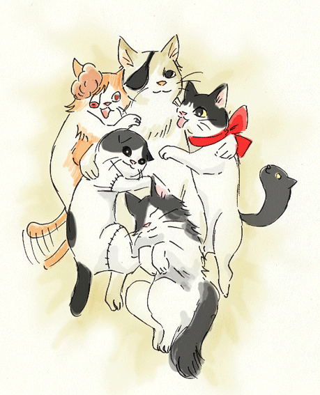 マキマさんは犬派だけど、隊長は猫派だと思うの・・
クァンシ様と魔人のイチャイチャ、なんか既視感あったんだけど、あれだわ猫団子・・・・ 