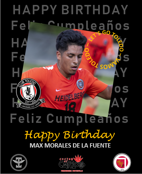 Happy Birthday to our player and eSport competitor Max Morales de la Fuente! Hopefully we can all get back on the field soon with you.