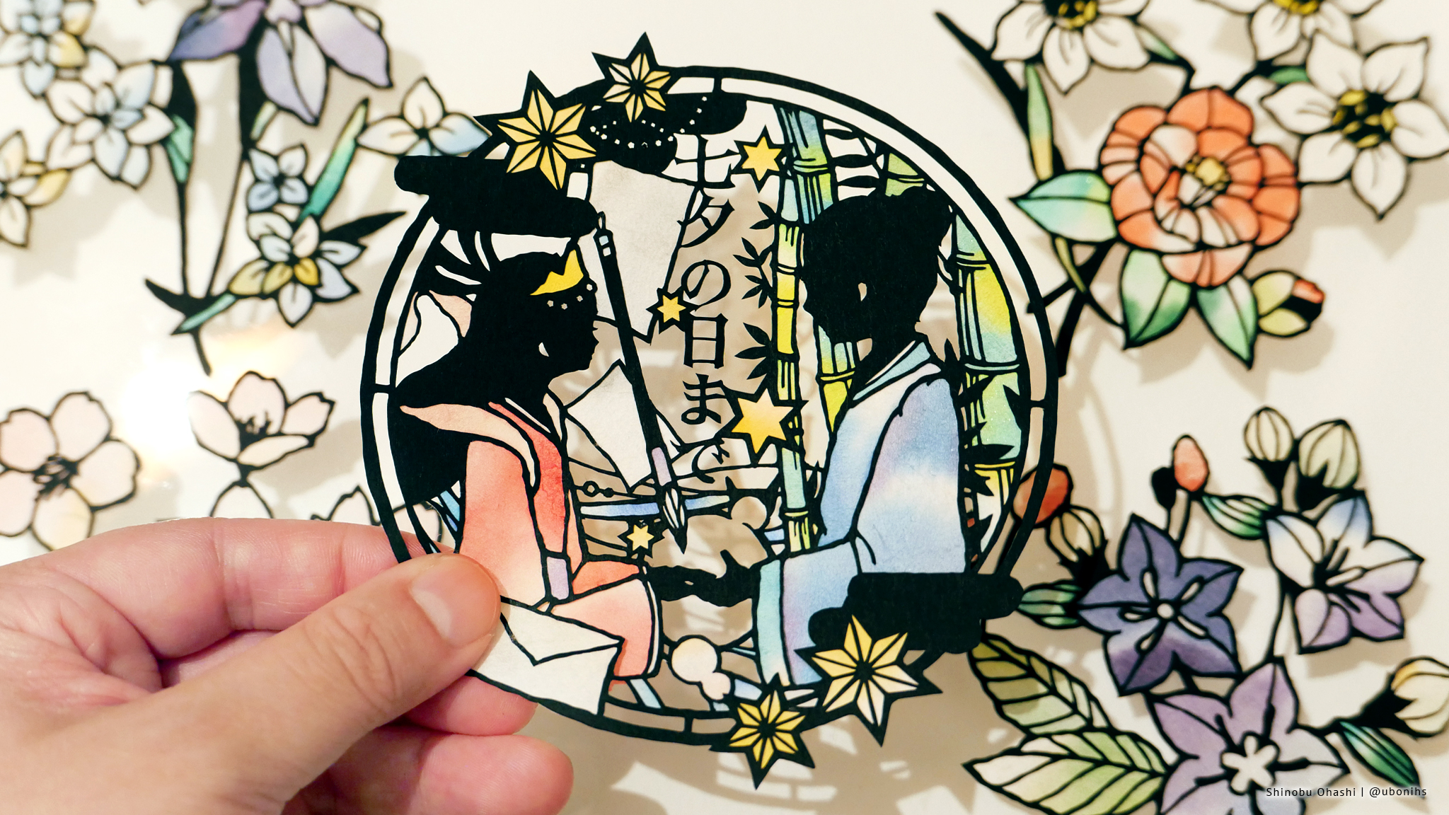 切り絵作家 大橋 忍 Twitterissa 堀江一眞さんにお声がけいただきまして 声劇和楽団様の 七夕の日まで にて 切り絵をアニメーションにしていただくという 密やかな願望を叶えていただきました ありがたやありがたや 動画はurlよりご覧ください アートにエール