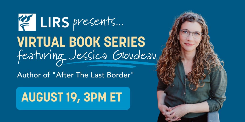 Next Wed., Aug 19th, join me for a live chat with  @jessica_goudeau, author of "After The Last Border: Two Families and The Story of Refuge in America" -- an intimate look at the lives of 2 refugee women as they struggle for the American dream.Sign up:  https://bit.ly/2XNjvRi 