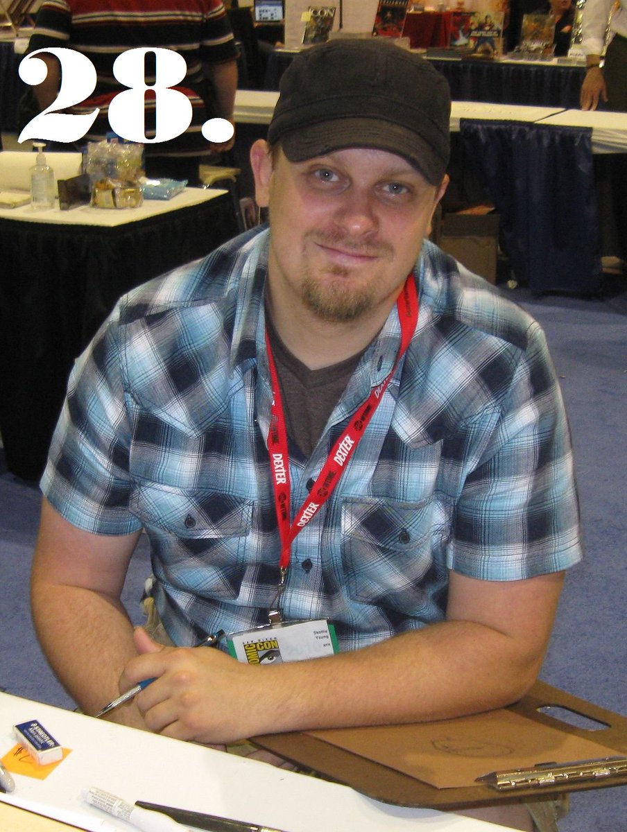 28. Skottie Young -my 1st experience with his work was when he took over the covers for Cable & Deadpool and love seeing how much he has evolved as an artist and storyteller. Especially with something like I Hate Fairyland where he got to let loose with fantastic cartoon violence