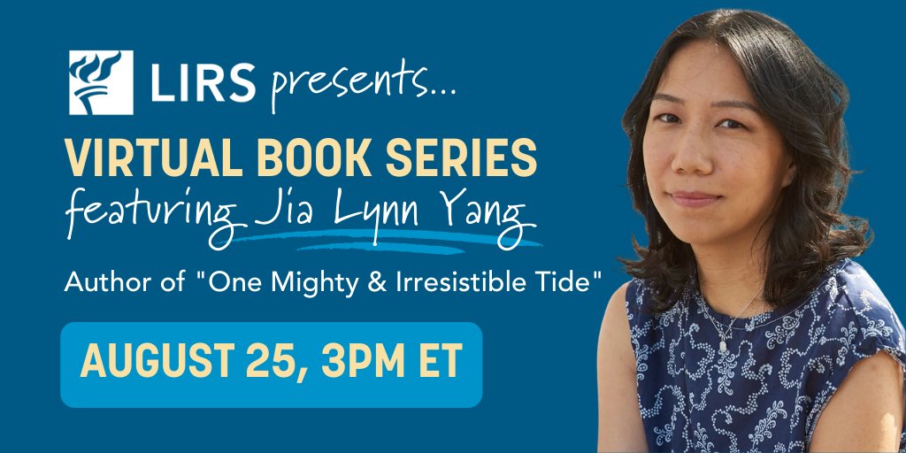 So excited to sit down with  @jialynnyang to talk about her new book "One Mighty and Irresistible Tide" -- a sweeping history of the 20th-century battle to reform American immigration laws that set the stage for today’s roiling debates.Register today:  https://bit.ly/2DUKkvs 