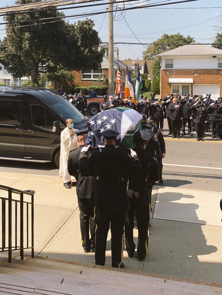 Yesterday along with <a href="/NYPD73Pct/">NYPD 73rd Precinct</a> we mourned the loss of Police Officer Richard M. Catapano, who was tragically taken from us. #RestInPeace We got it from here #NYPD