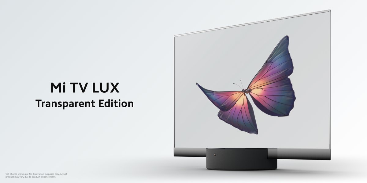 ishanagarwal24's tweet image. Xiaomi's Mi TV LUX Transparent Edition. Their 55" OLED TV. 😍

These are some note-worthy announcements. 

#MiTVLUX #From10ToInfinity