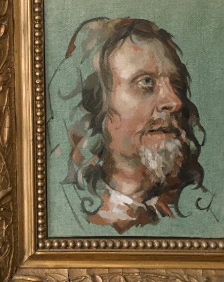 Quick alla prima master copy study of “Head of a man” after Anthony van Dyck #oilpainting #portrait #art #ArtistOnTwitter #portraitpainter #painter #study #etude #peintre #peinture #mastercopy #allaprima #baroqueart