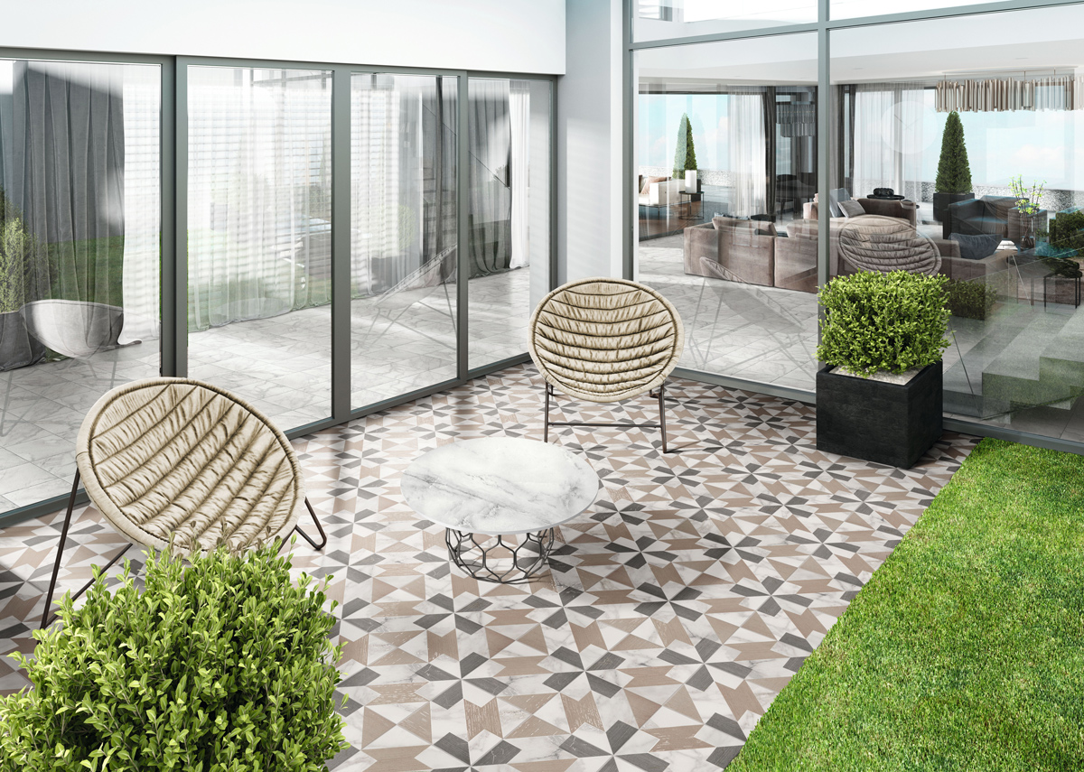 Coverings's tweet photo. At last. The moment you’ve been waiting for… our 10th and final top tile trend of 2020: LARGE SCALE PATTERNS! We’re seeing a shift towards ceramic tiles with big, bold patterns that instantly catch the eye this year.

#TileTuesday #TileTrends2020 #tile #tiledesign #WhyTile https://t.co/kBCQYyYh3o