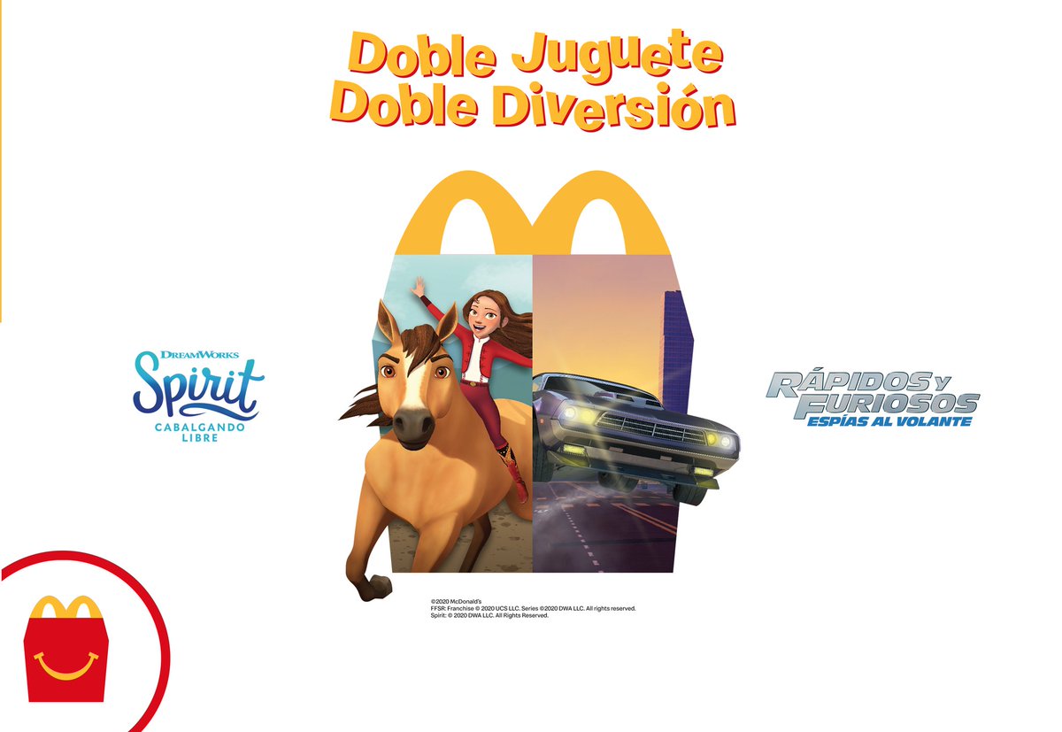 Furiosos Cajita Feliz Spirit Mcdonald's Cajita Feliz Julio 2020