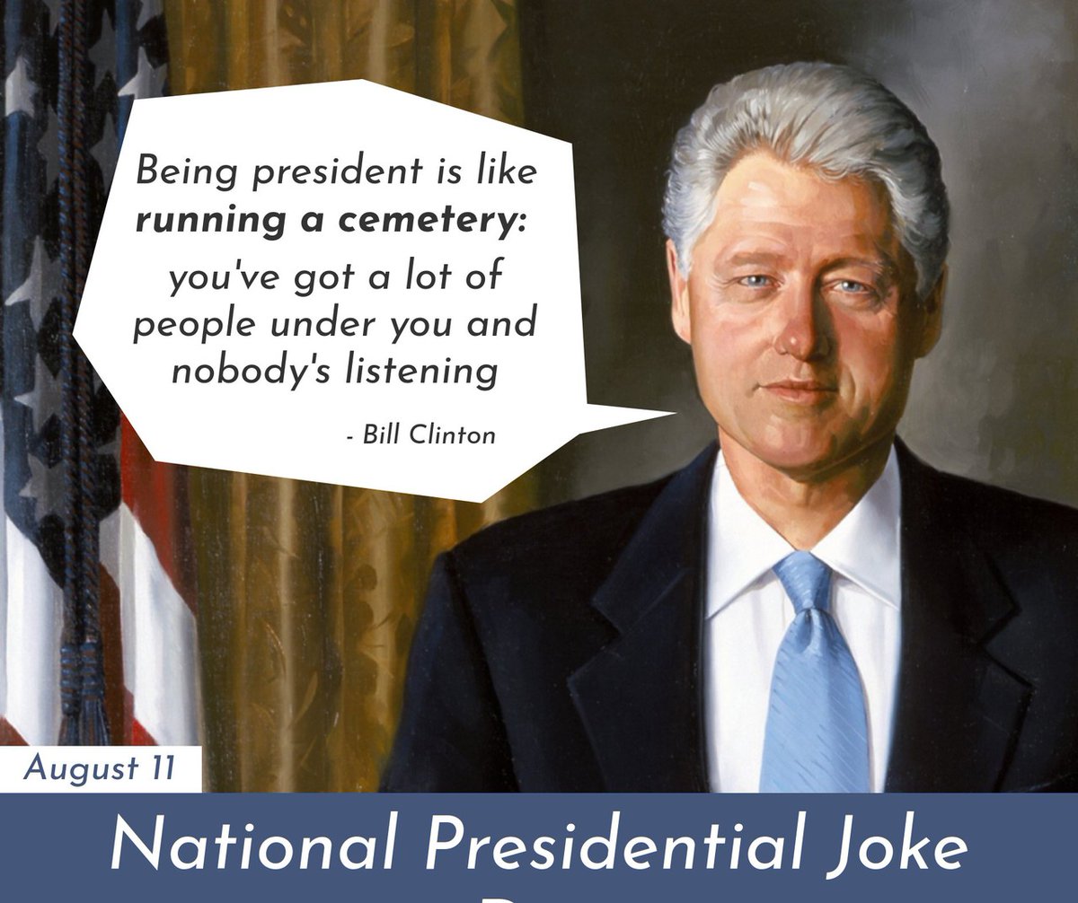 NeilanSteph's tweet photo. With all the sad news we sometimes get bombarded with, here's a joke for National Presidential Joke Day.
#haha #observation#Truth 
You can read more here: https://t.co/nFJ2AySjdC
#Enjoy! https://t.co/mJhFbhYCwm
