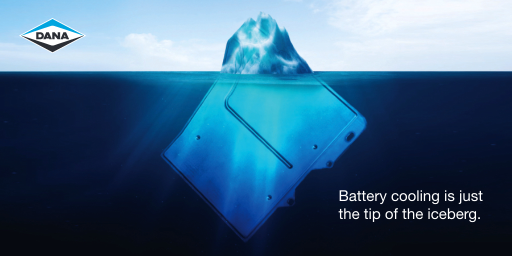 DanaInc_'s tweet photo. Battery cooling is just the tip of the iceberg. Beneath the surface, you’ll find that Dana’s battery cold plate technologies offer superior thermal transfer, cost effectiveness, and so much more. #danainnovation #electricvehicles #batterycooling https://t.co/b3vDGDtxEG https://t.co/e6DguAQ9UR
